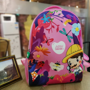 丛林探险系列【粉色】儿童双肩背包 儿童书包，10个起订包邮
